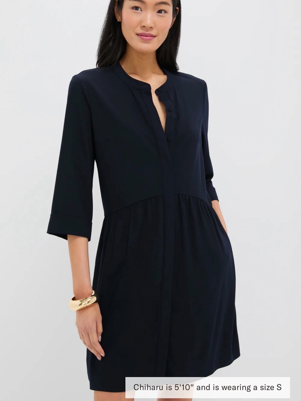 Tuckernuck Navy Royal Shirt Dress